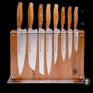 NIB Schmidt Brothers Forge Knife  Block Set